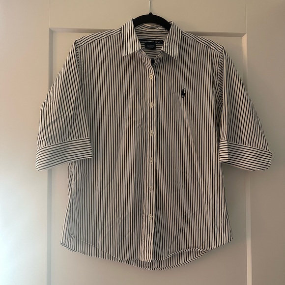 Ralph Lauren Striped Button Down - Picture 2 of 4